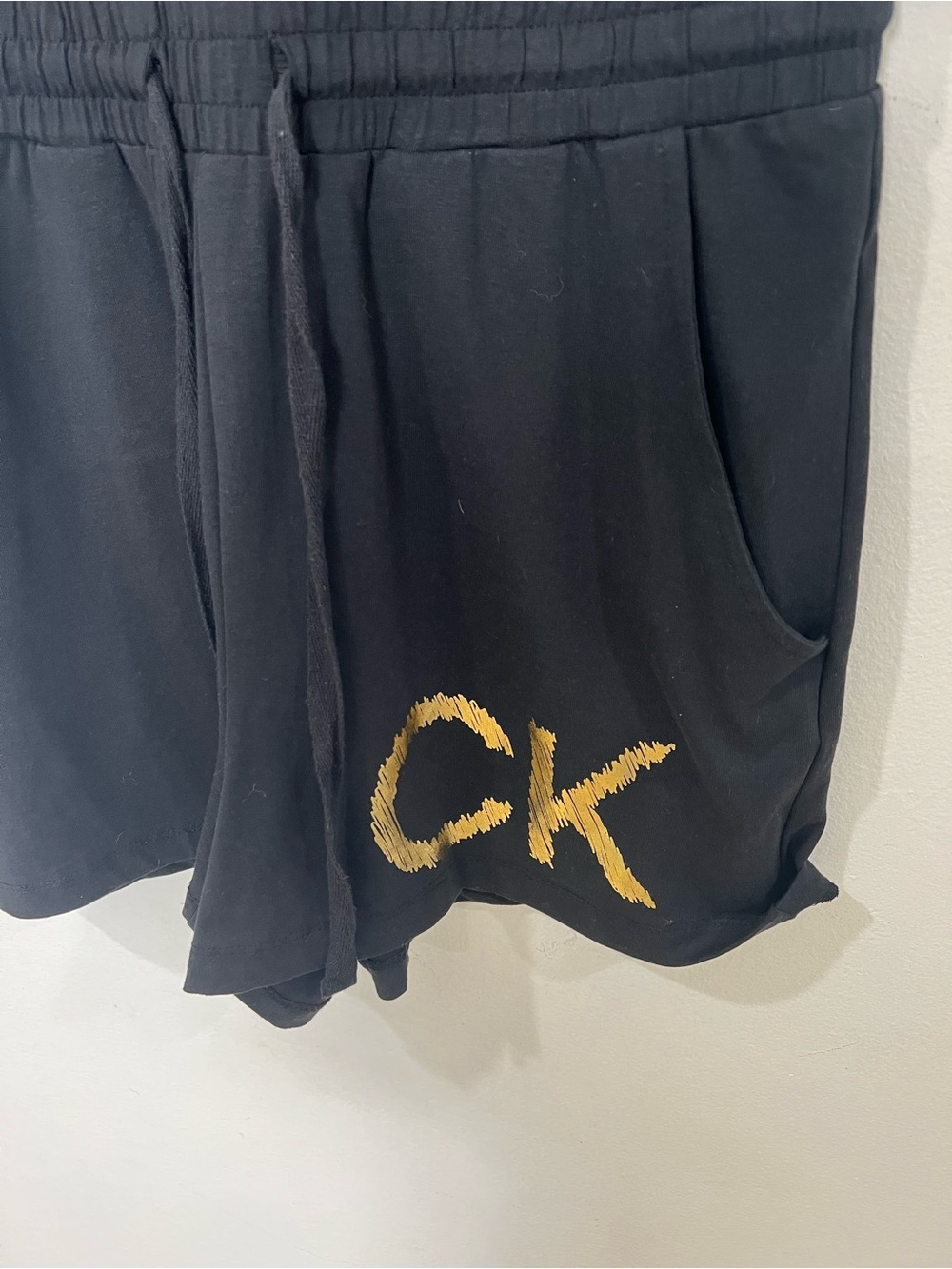 Calvin Klein Classic Black V‑Neck Sleeveless Romper S - Picture 5 of 9